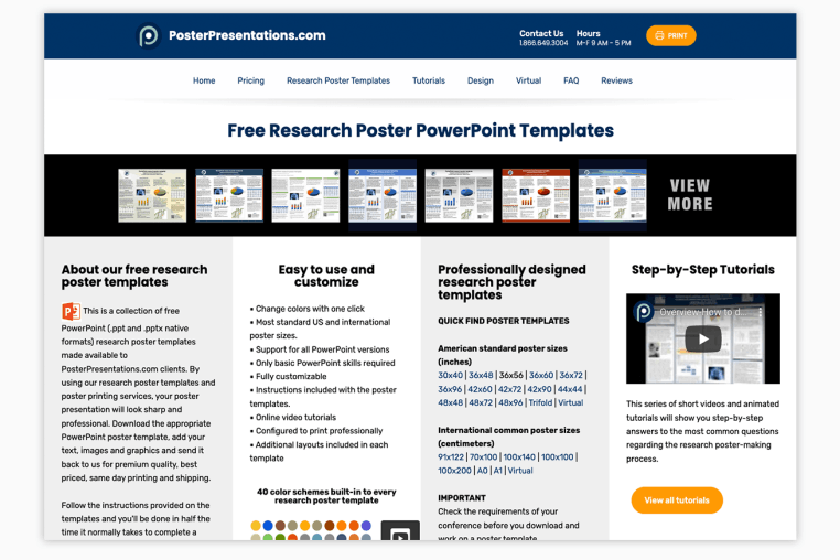 How to download your PowerPoint research poster template