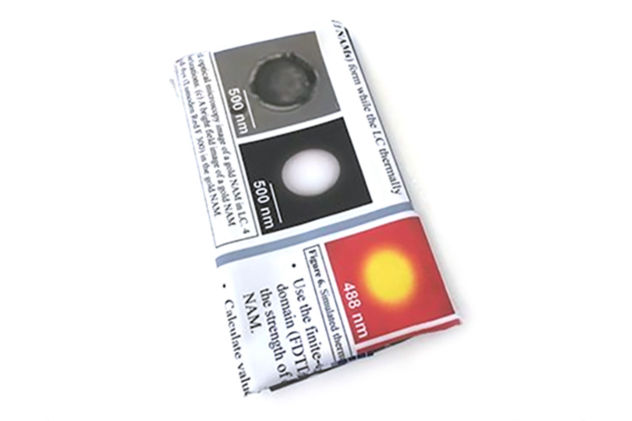 Foldable fabric posters