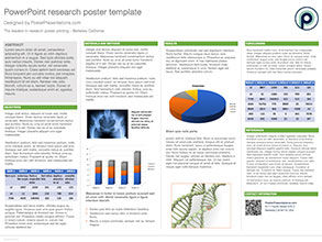 Scientific research poster template - Forrest