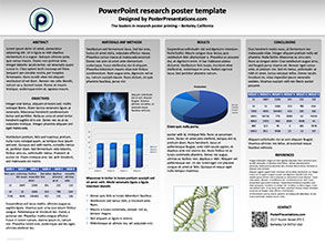 Scientific research poster template - Newfield
