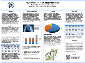 Scientific research poster template - Lockwood