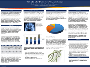 Scientific research poster template - Aragon