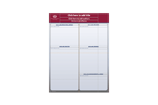 Gray 36 wide by 48 tall poster template