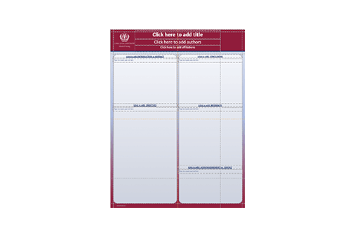 Red 36 wide by 48 tall poster template
