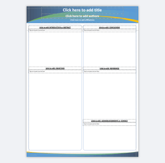 34x46 PowerPoint poster template