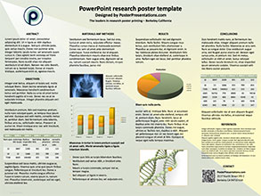 Powerpoint Poster Templates For Research Poster Presentations