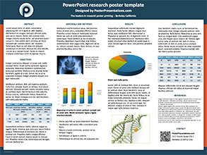 Powerpoint Poster Templates For Research Poster Presentations