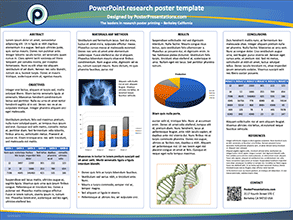 Powerpoint Poster Templates For Research Poster Presentations