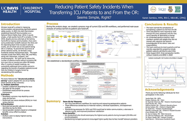 Reducing Patient Safety Incidents When Transferring ICU Patients to and From the OR: Seems Simple, Right?